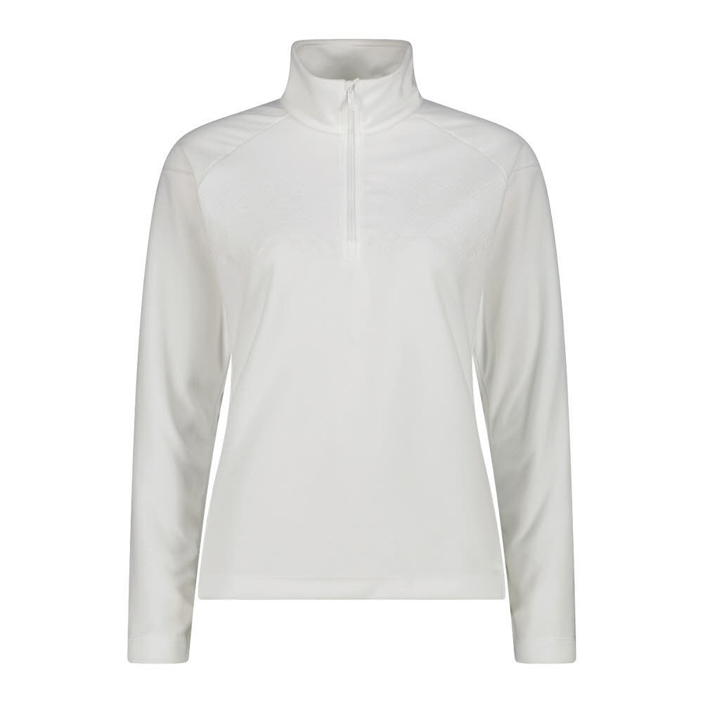 CMP WOMAN SWEAT Damen Skirolli Midlayer Sweatshirt weiß