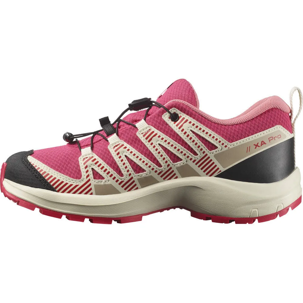 Salomon XA PRO V8 WP Mädchen Outdoorschuhe Wanderschuhe rouge red