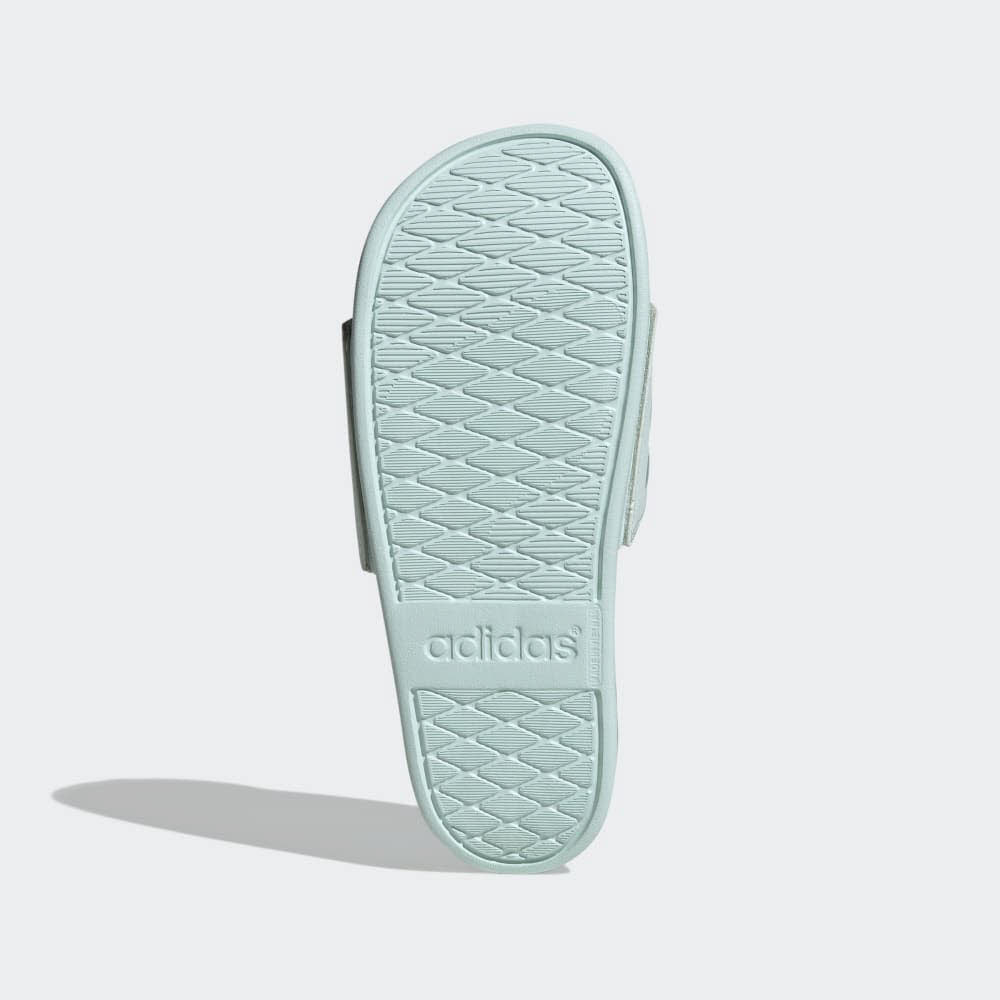 adidas COMFORT Unisex Adilette Badeschuhe grün