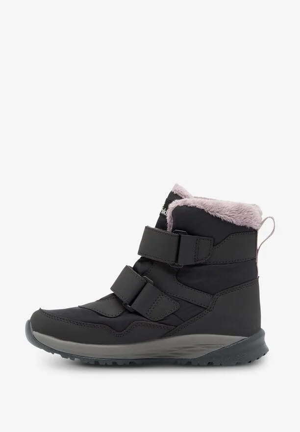 Jack Wolfskin Polar Bear Mid Klettverschluss gefüttert Mädchen grau