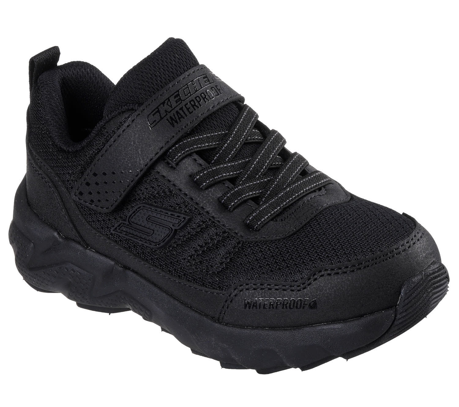 SKECHERS ELITE SPORT TREA – AQUAVEK Kinder Sneaker sportlich schwarz