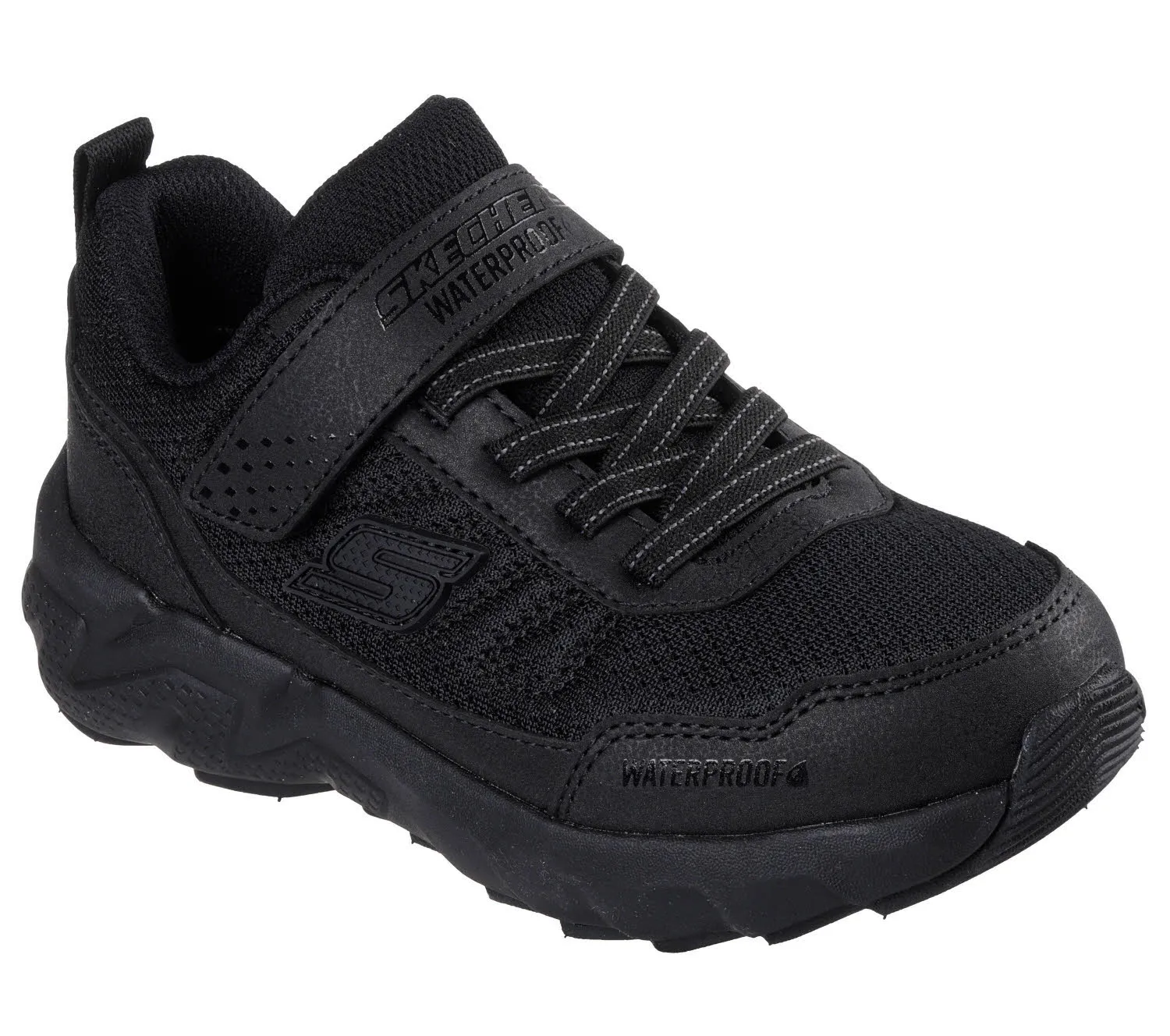SKECHERS ELITE SPORT TREA – AQUAVEK Kinder Sneaker sportlich schwarz