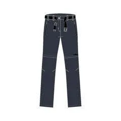 CMP Woman Long Pant Zip Off Outdoorhose Funktionshose Freizeit anthracit NEU