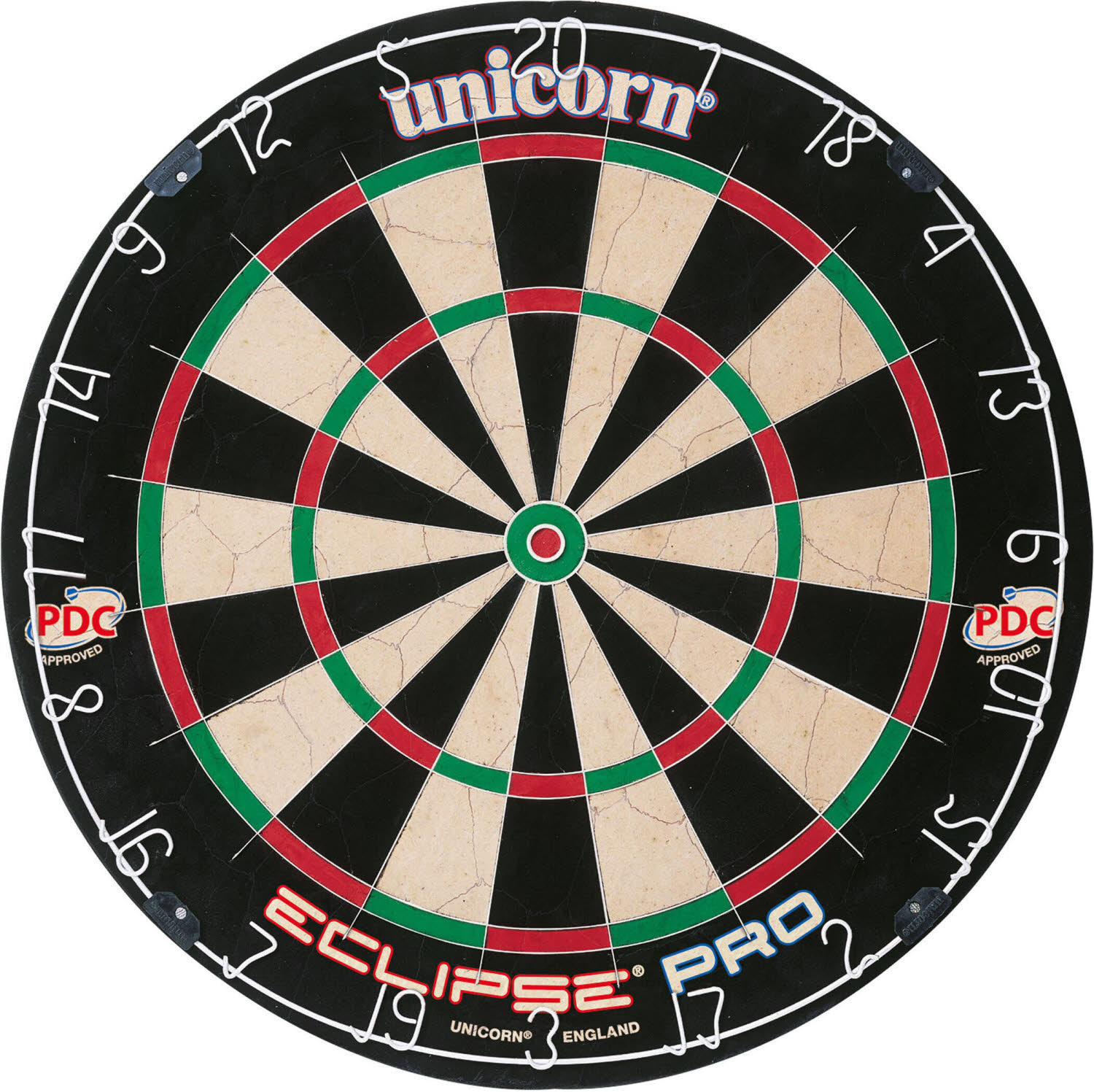 Unicorn Eclipse Pro Bristle Board Dartboard Dartscheibe schwarz
