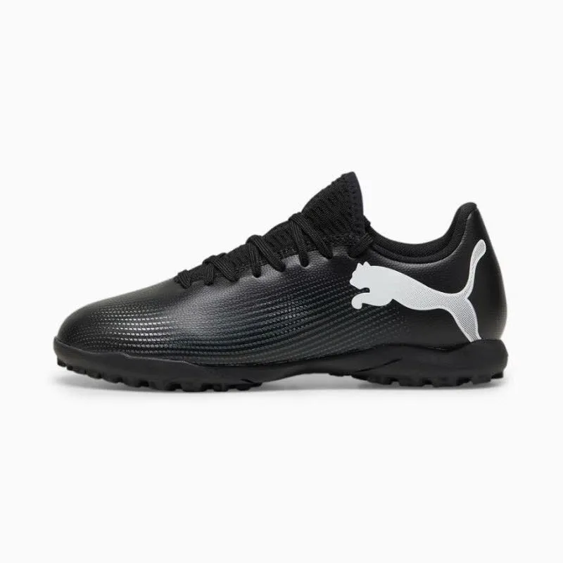 Puma FUTURE 7 PLAY TT Jr. Kinder Fußballschuhe Kunstrasen schwarz