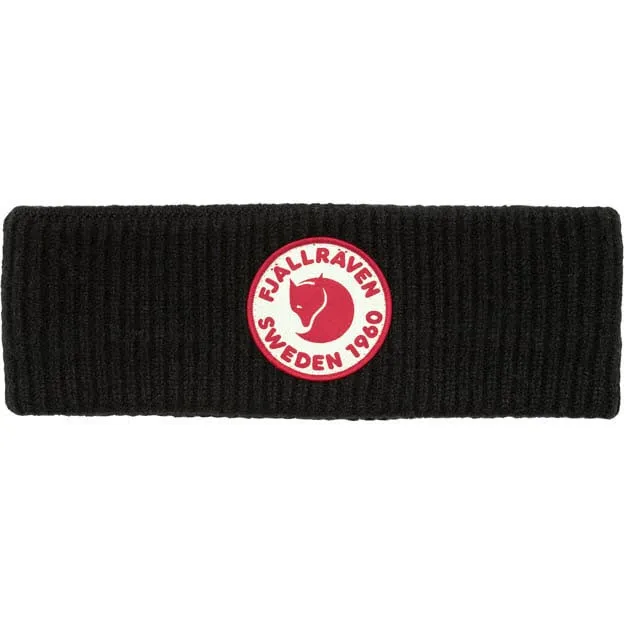 Fjällräven 1960 Logo Headband Stirnband schwarz
