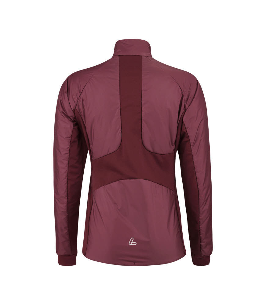 Löffler HYBRIDJACKET ATHLETICA PL60 Damen Langlaufjacke aubergine