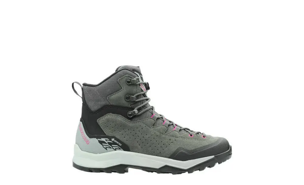 LOWA® EXPLORER GTX MID Ws Damen Wanderschuhe Trekkingschuhe Mid grau/pink