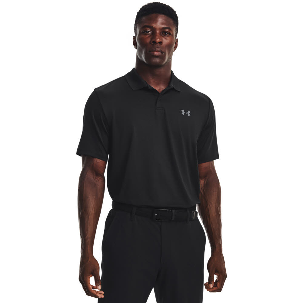 Under Armour Performance 3.0 Herren Poloshirt T-Shirt schwarz