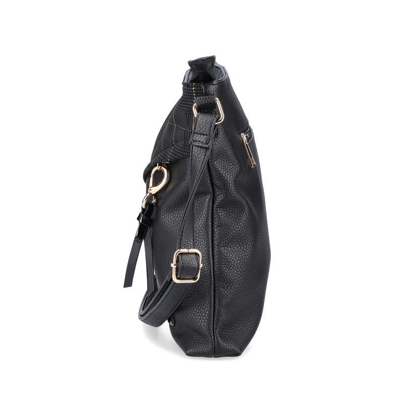 Rieker Umhängetasche Handtasche Damen schwarz