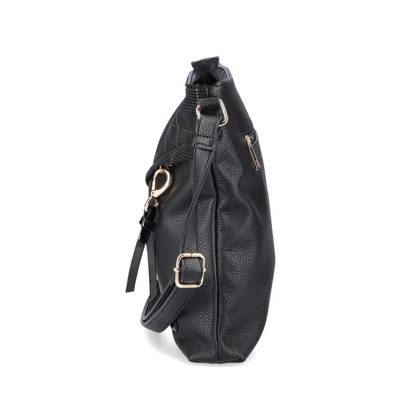 Rieker Umhängetasche Handtasche Damen schwarz