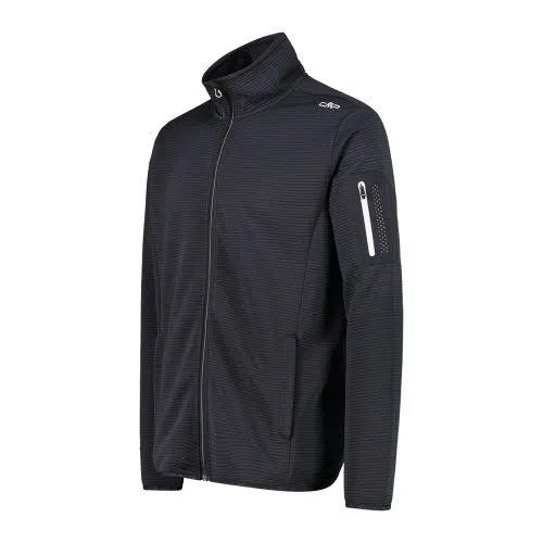 CMP Unlimitech Herren Fleecejacke Übergangsjacke Grau