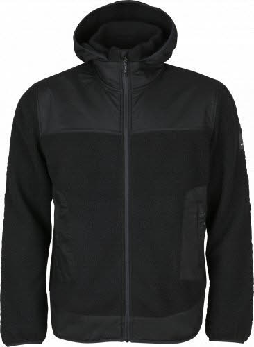 Witeblaze VERNE Herren Jacke Fleecejacke Kapuzenjacke schwarz