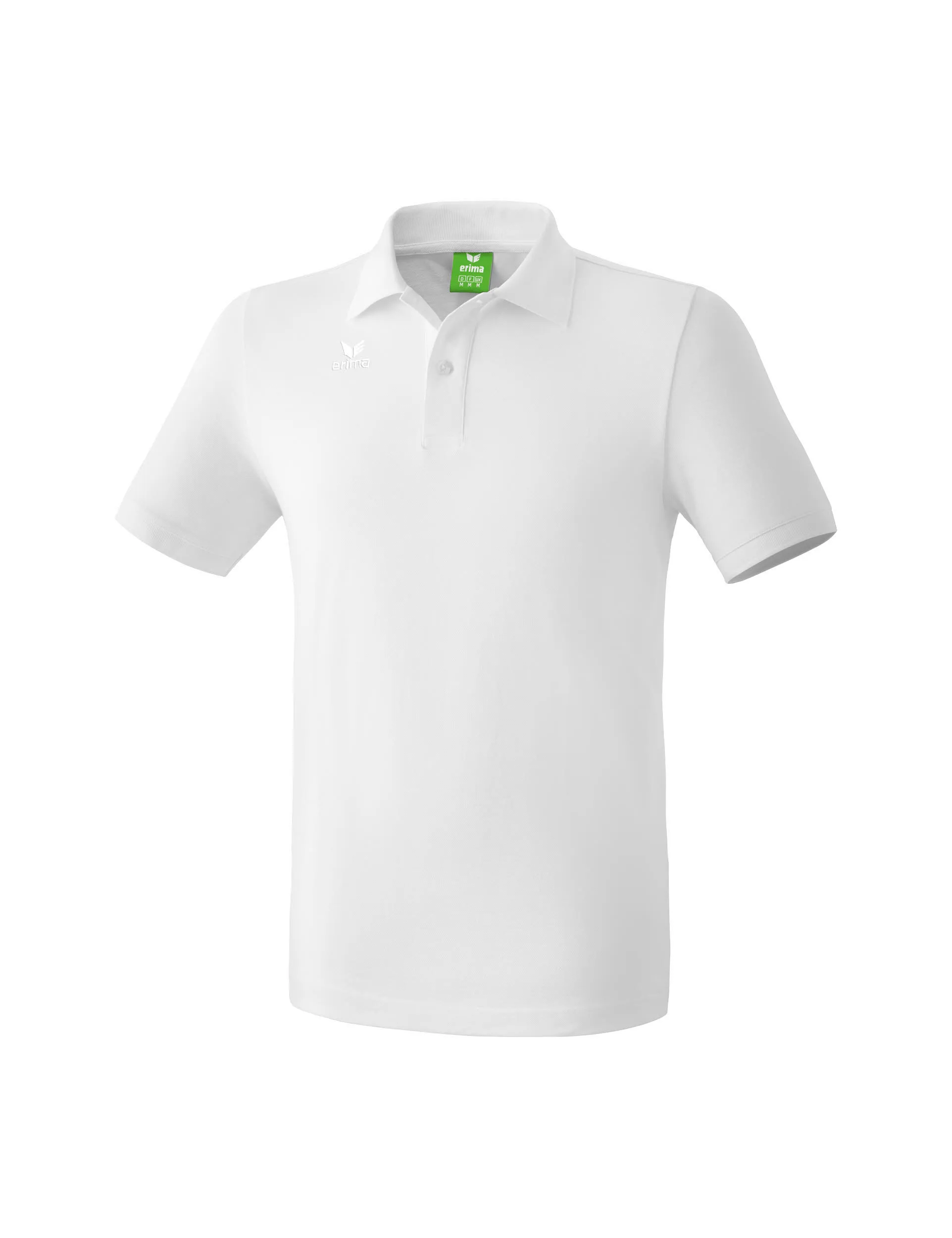 Erima Teamsport Poloshirt Herren Polohemd Sporthemd weiß NEU