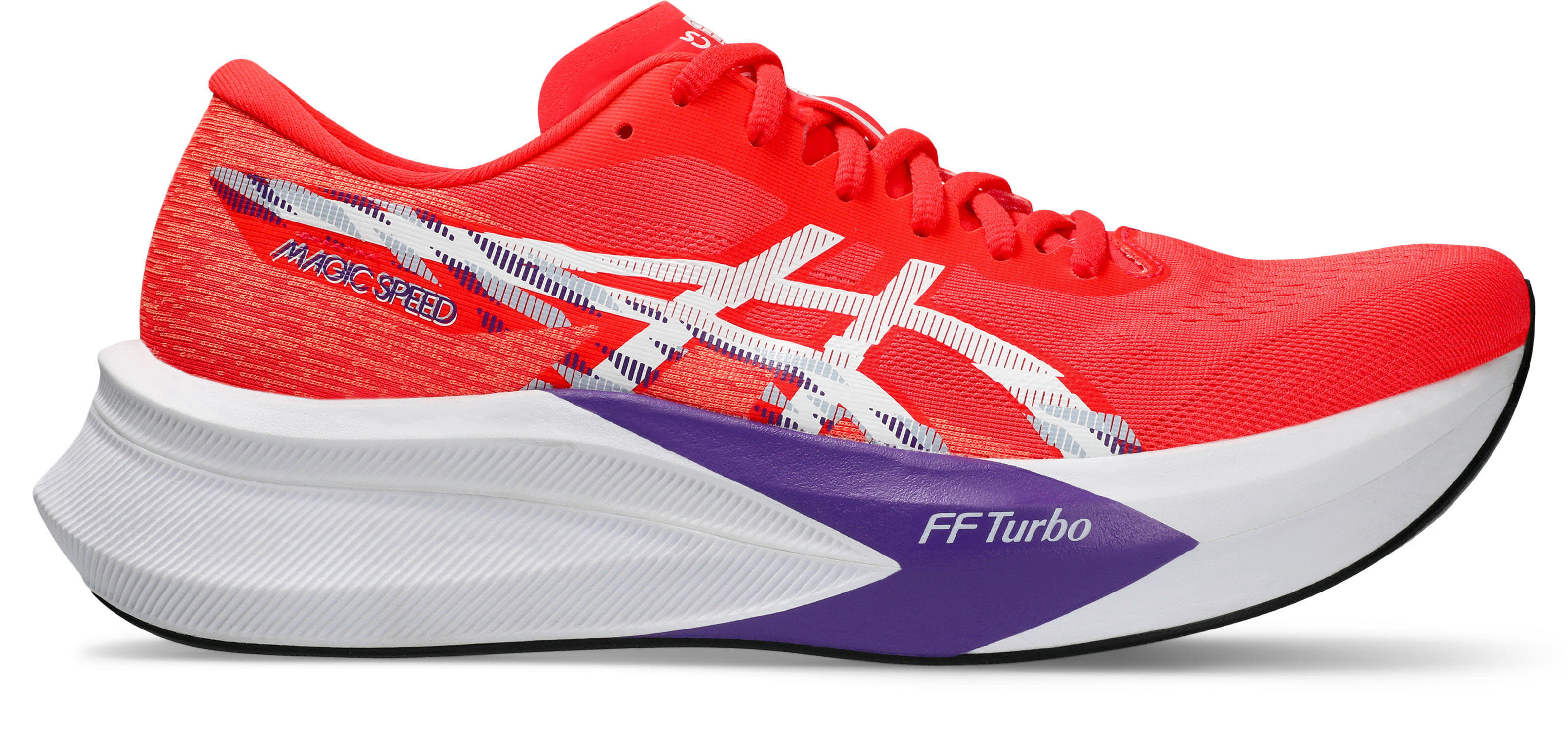 Asics MAGIC SPEED 4 Herren Laufschuhe Joggingschuhe flash red/white