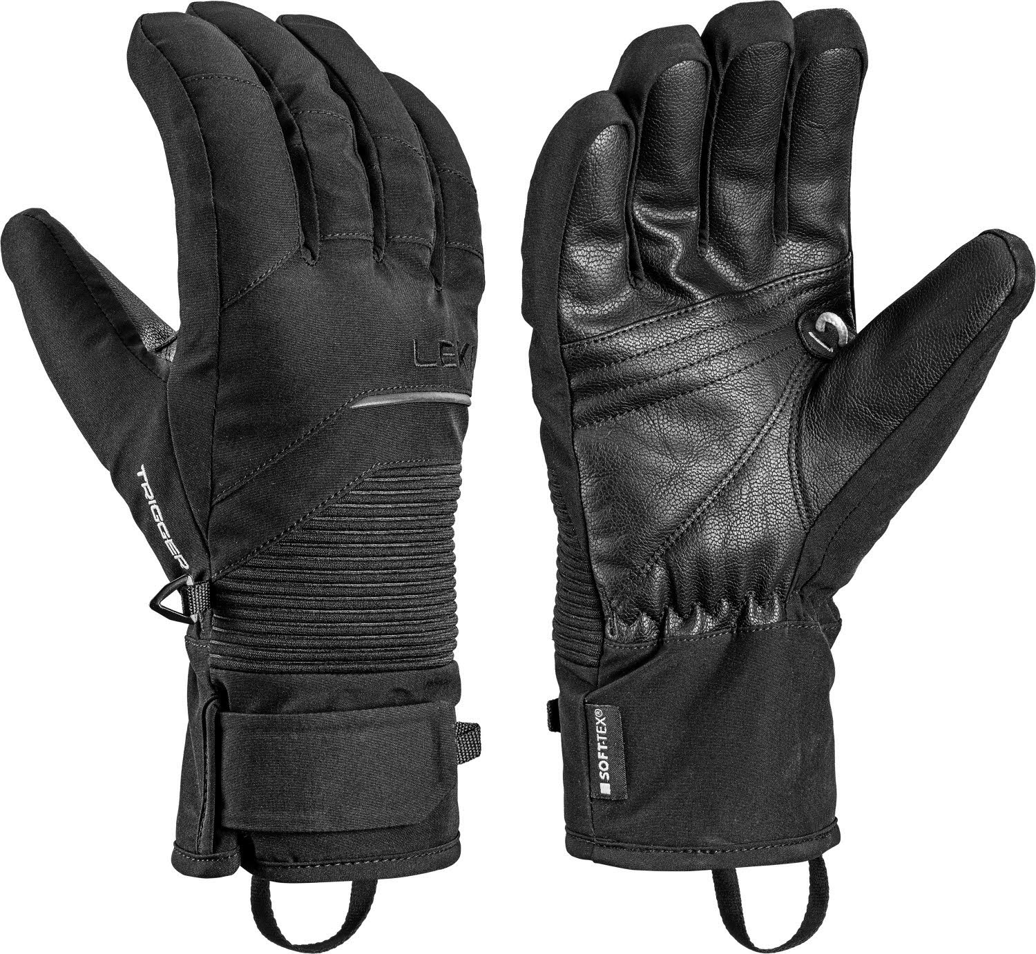 Leki HS Voltec TR Unisex Skihandschuhe Fingerlinge schwarz