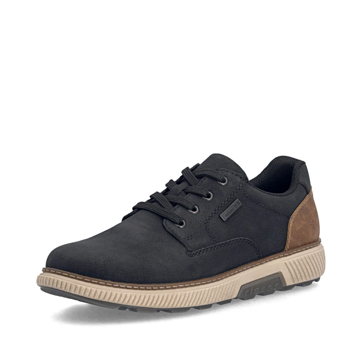 Rieker HWK Herren Halbschuhe Sneaker Modeschuhe schwarz/zimt