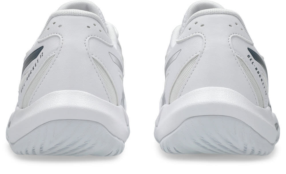 Asics GEL-ROCKET 12 Damen Sportschuhe Hallenschuhe white/pure silver