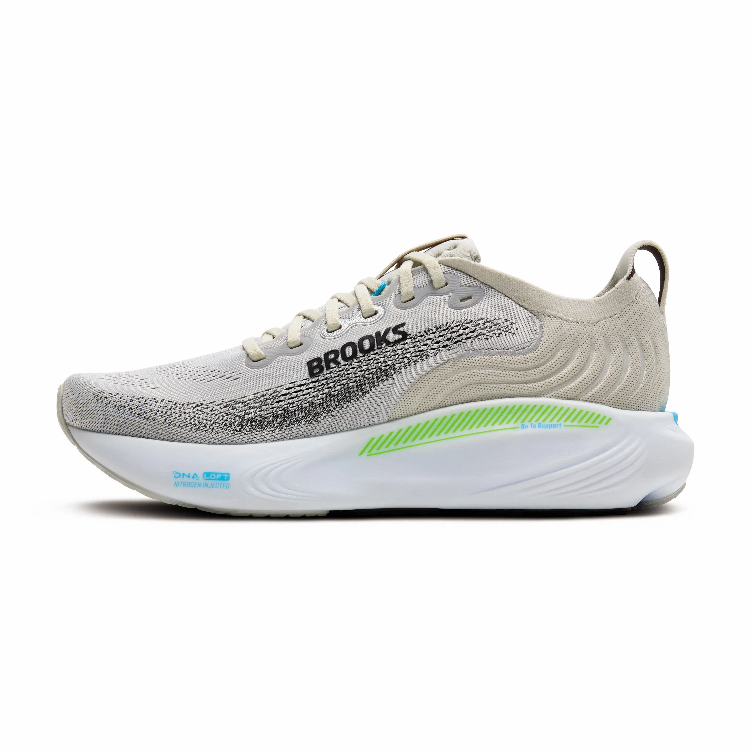 Brooks Adrenaline GTS 25 Herren Laufschuh Joggingschuhe weiß/grün