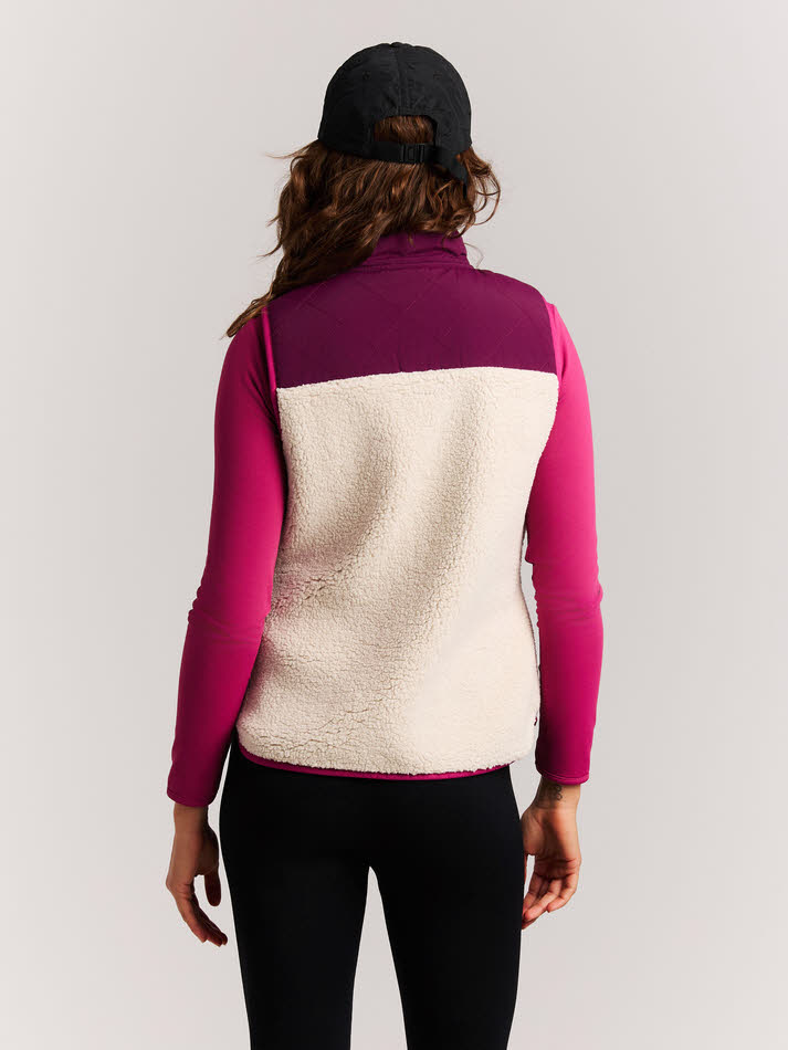 PROTEST DA PRTWeeton outdoor bodywarmer Damen Weste Fleece lila