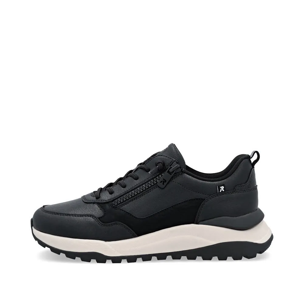 Rieker HWK Damen Halbschuhe Sneaker Low schwarz