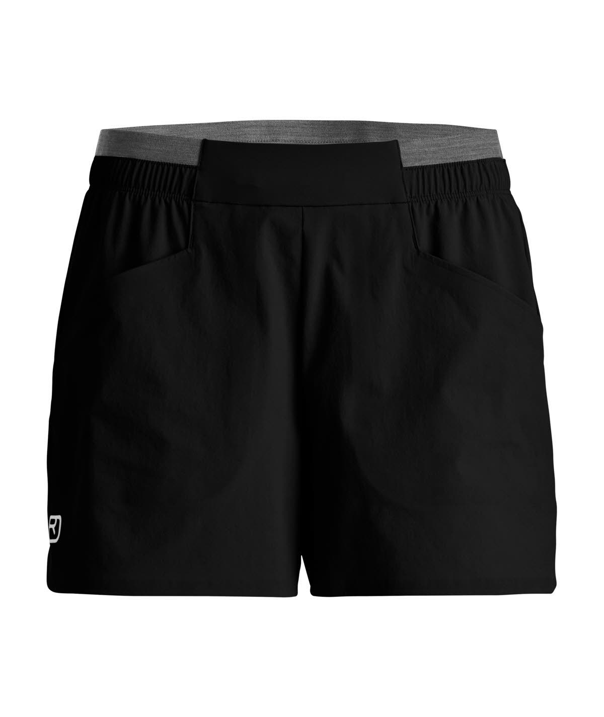 Ortovox TRACE SHORTS W Damen Wandershorts Trekkingshorts black raven