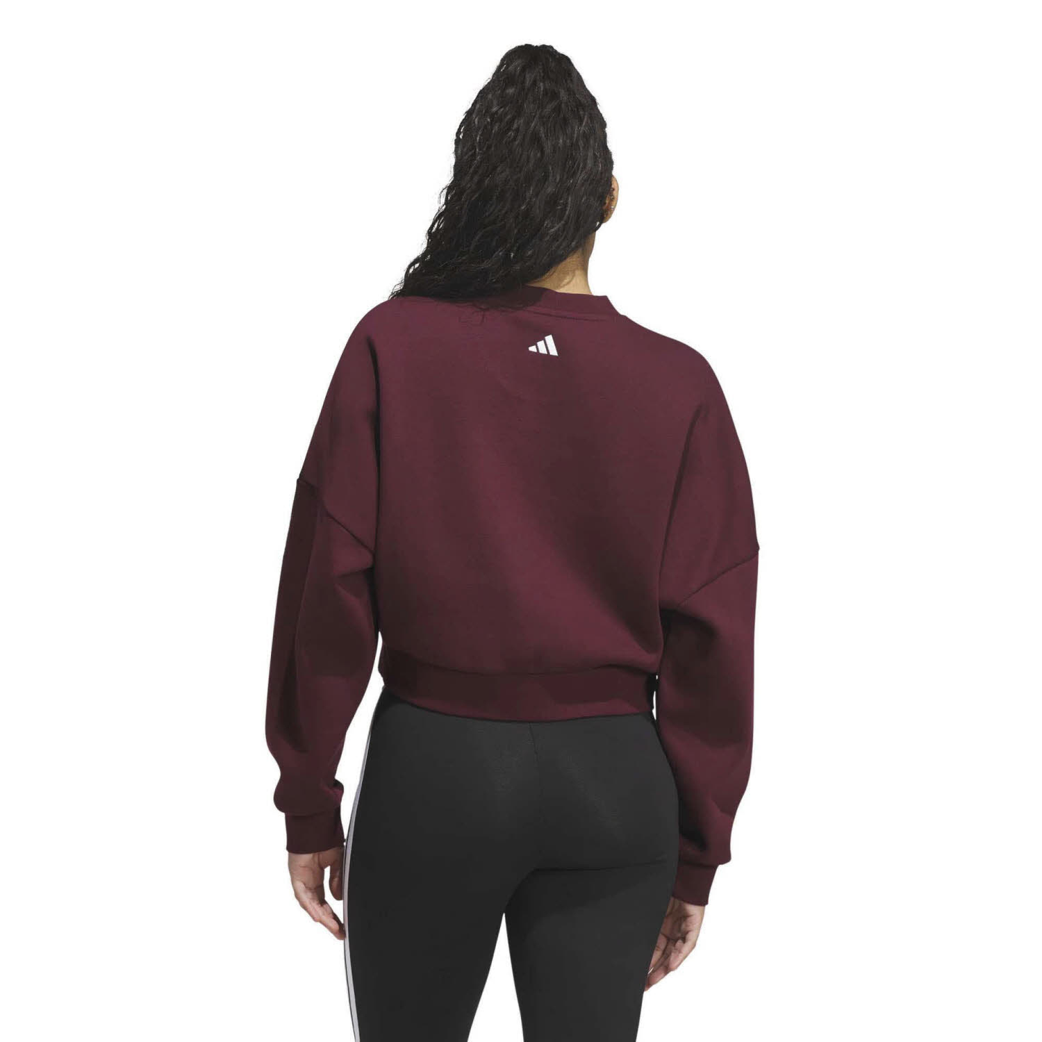 adidas Chenille Logo Graphic Damen Sweatshirt Pullover rot