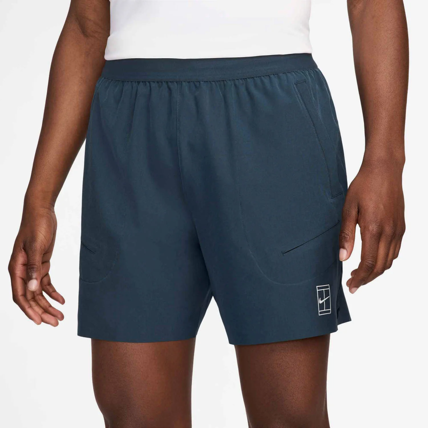 Nike M NKCT DF ADVTG 6IN SHORT Herren Tennisshorts blau