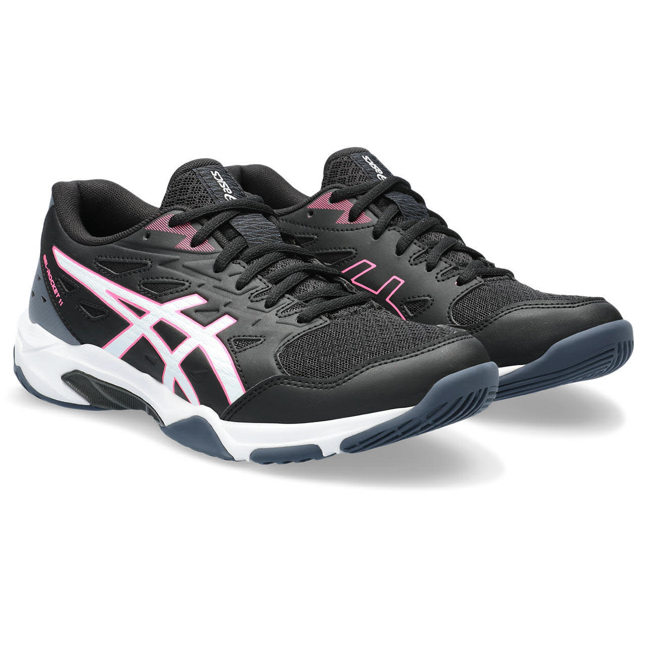 Asics GEL-Rocket 11 Hallenschuhe Atmungsaktiv Komfort Damen Schwarz
