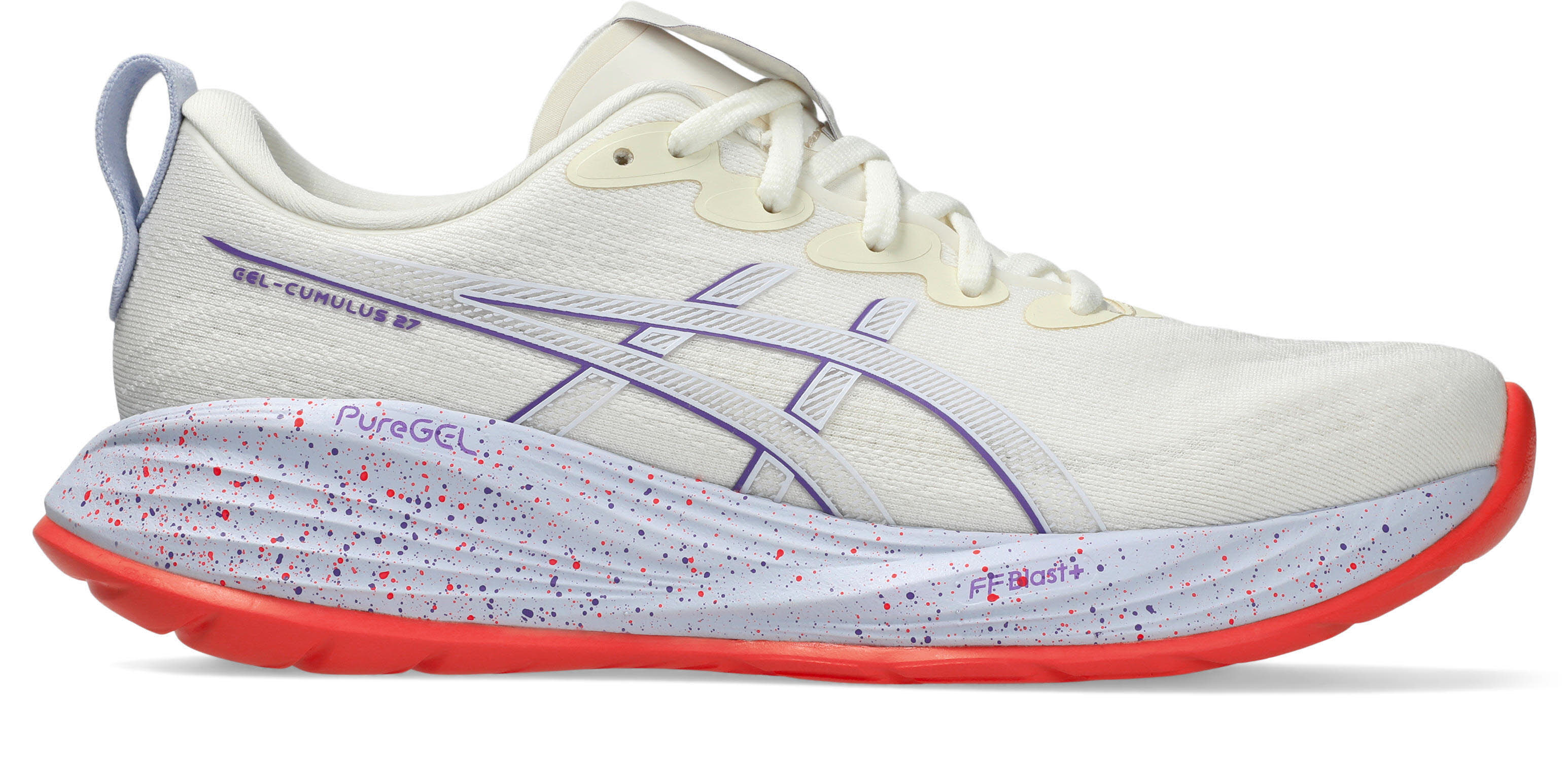 Asics GEL-CUMULUS 27 TOKYO Damen Joggingschuhe Laufschuhe cream/edo purple