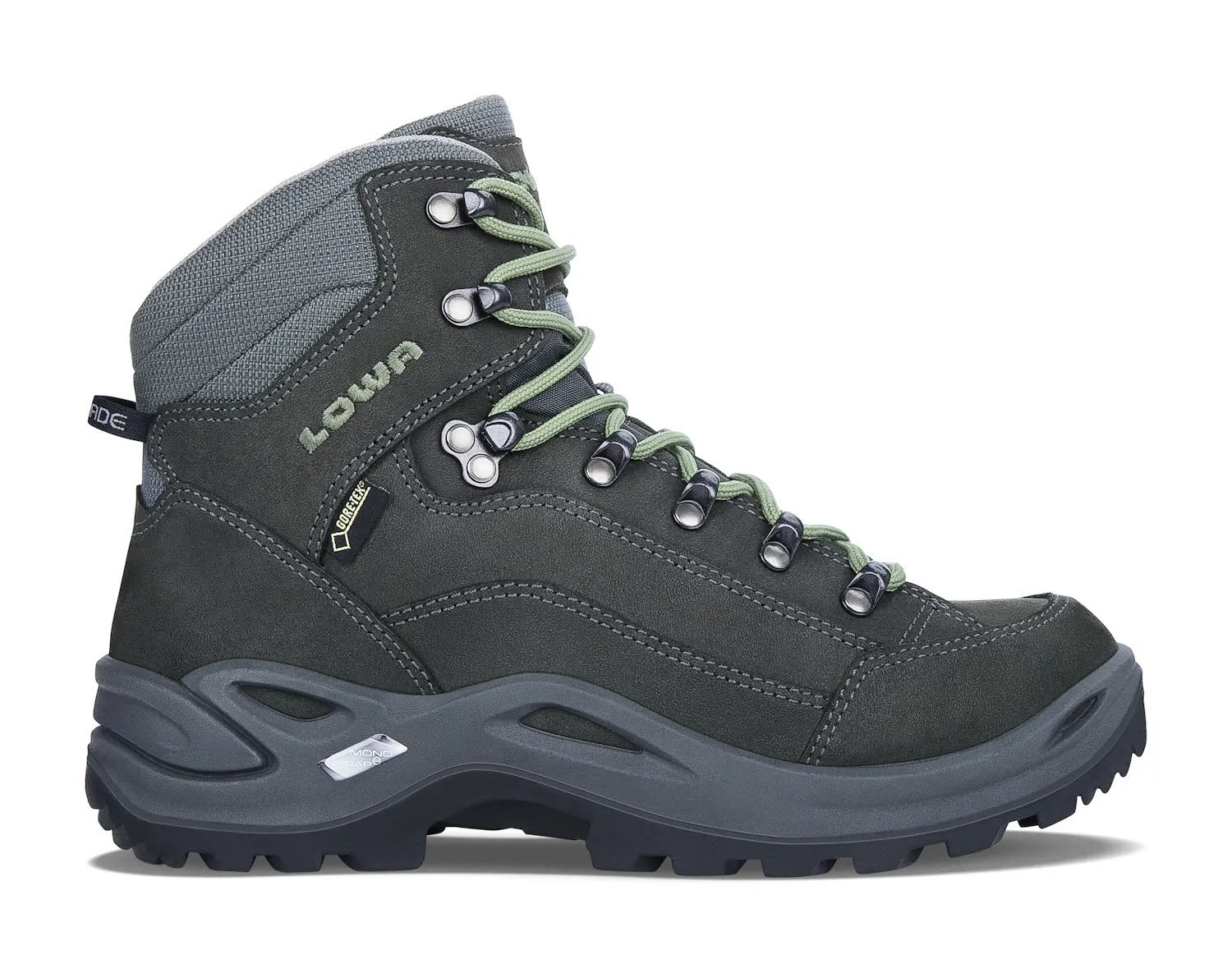 Lowa RENEGADE GTX MID WS Damen Wanderschuhe Trekkingschuhe graphit/jade