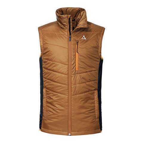 Schöffel Hybrid Weste ärmellos Outdoor Bergsport Herren orange