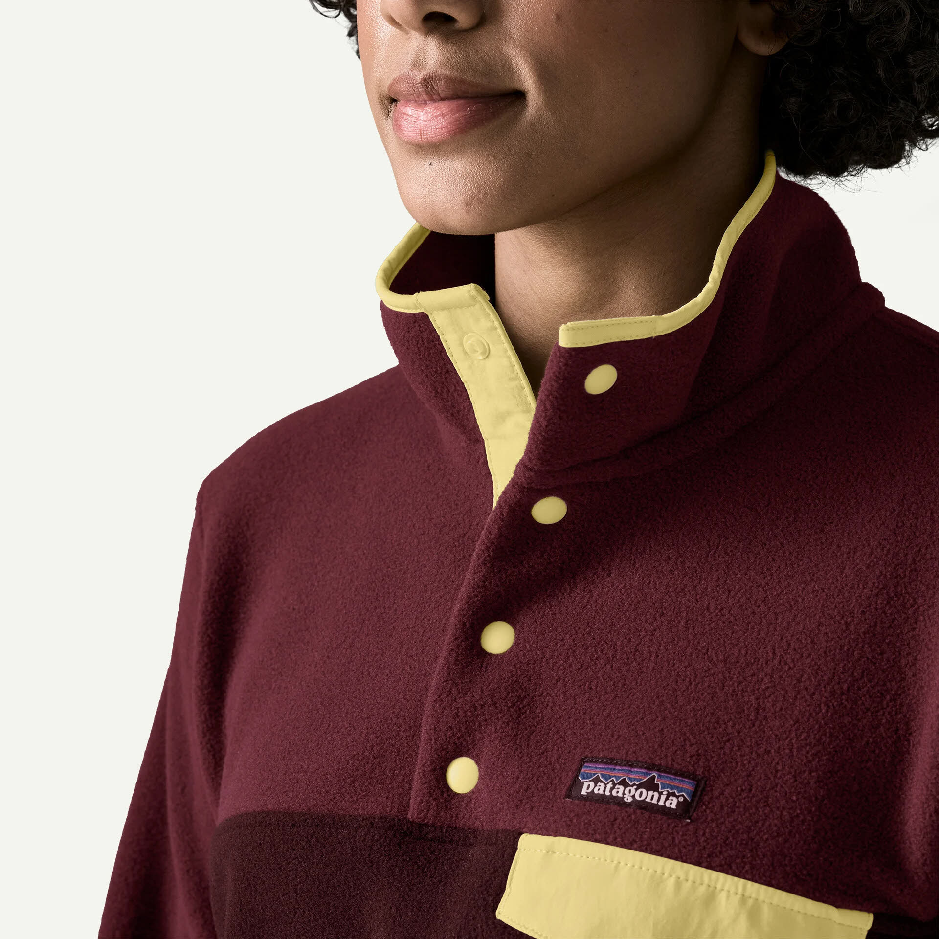 Patagonia LW Synch Snap-T P/O Damen Fleece Pullover braun