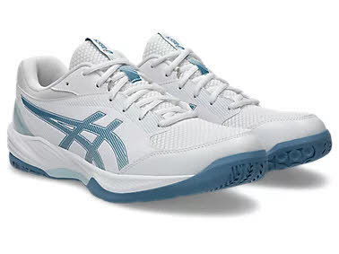 Asics GEL-TASK 4 Herren Hallenschuhe Sportschuhe weiß/blau