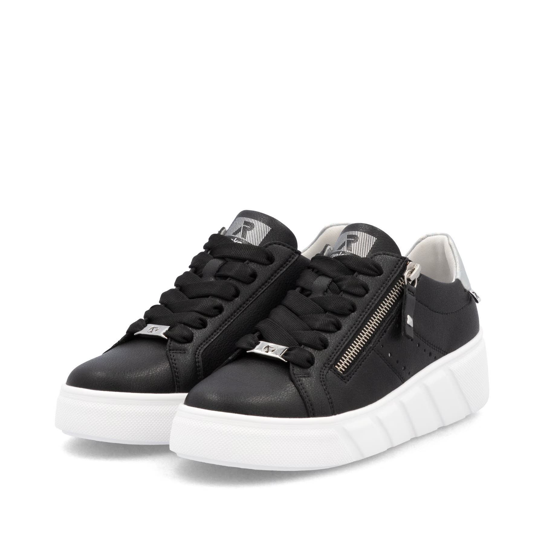 Rieker FSK Damen Halbschuhe Sneaker Low modisch schwarz