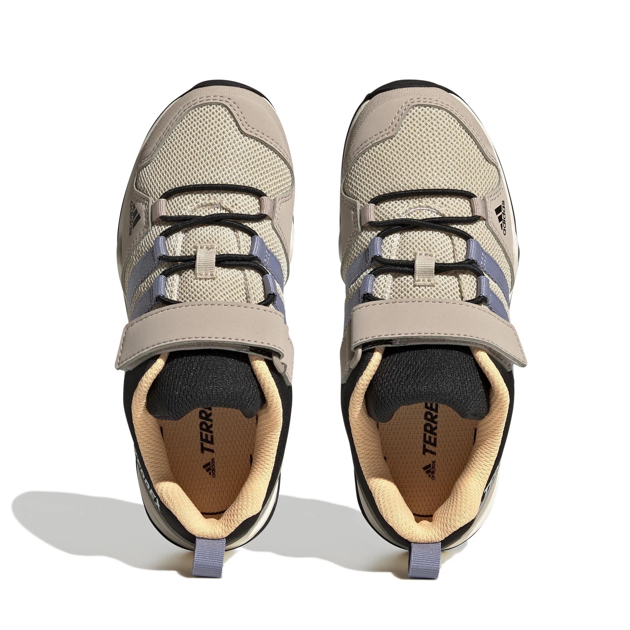 adidas Terrex AX2R Mädchen Schuh mit Klettverschluss beige blau