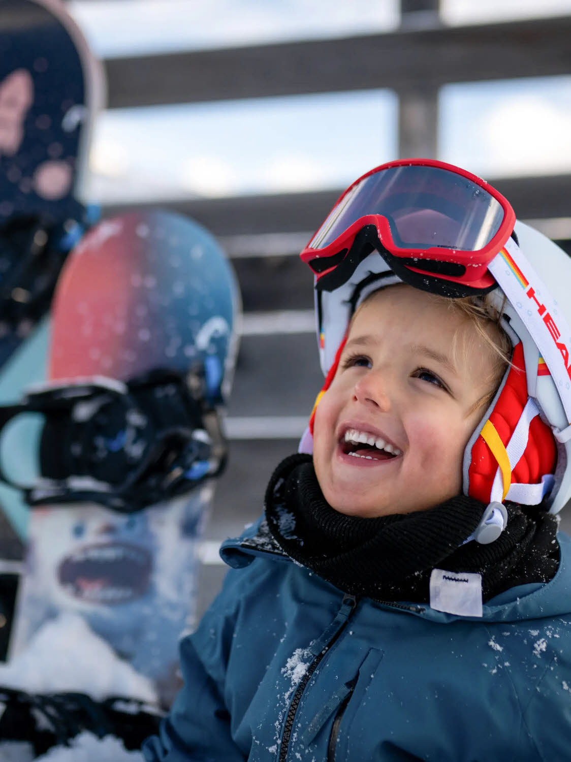 Head YUKI SET Kinder Skihelm Snowboardhelm paw sky