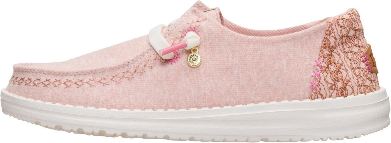 HEYDUDE Wendy Break Surf Jersy Damen Halbschuhe rosa