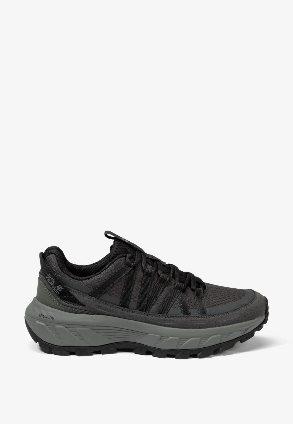 Jack Wolfskin Wild Hike Texapore Low W Damen Wanderschuhe Trekkingschuhe wasserdicht schwarz/grau