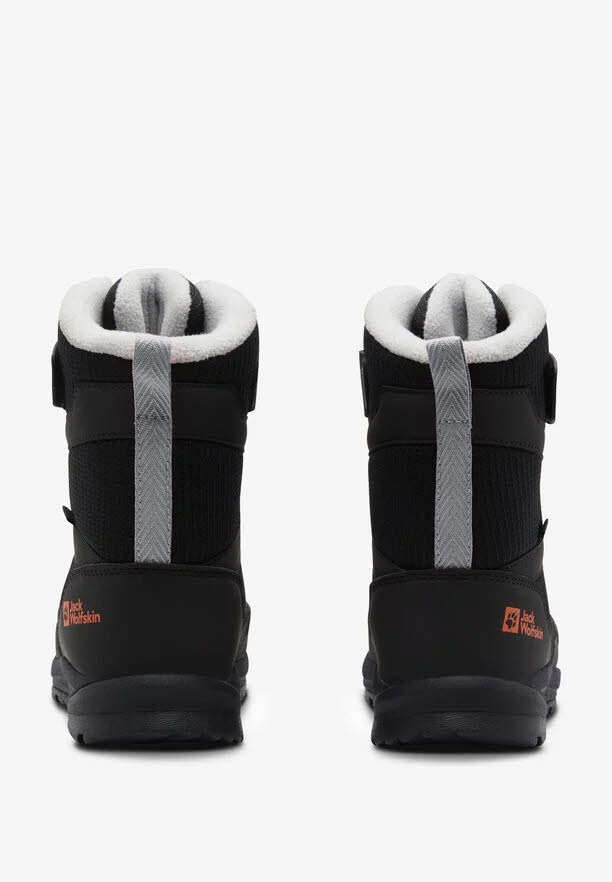 Jack Wolfskin Polar Bear High Winterstiefel Schnellschnürsystem Kinder schwarz