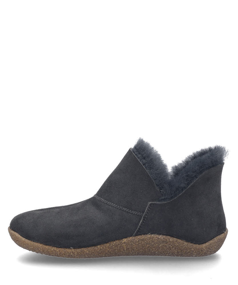 Josef Seibel Vinny 07 Damen Hausschuhe Filzschuhe anthrazit