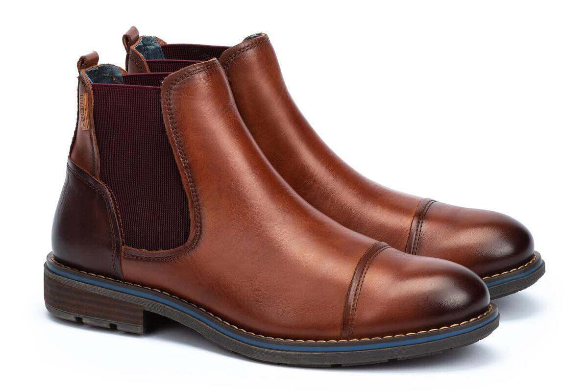 Pikolinos York Herren  Stiefelette Slipper ungefüttert braun NEU