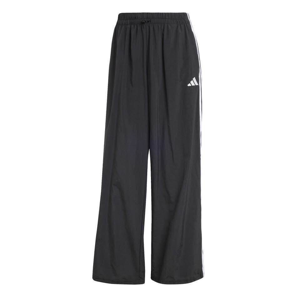 adidas Essentials 3-Streifen Lifestyle Woven Parachute Hose Damen Freizeithose schwarz
