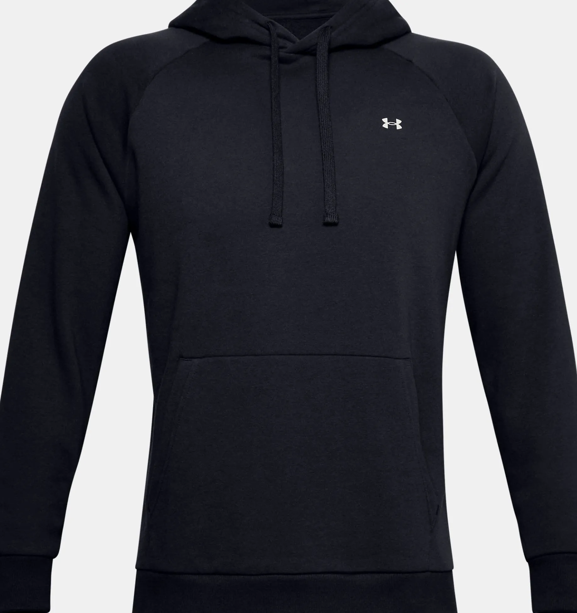 Under Armour UA Rival Fleece Herren Training Sport Hoodie Kapuzenpullover schwarz NEU