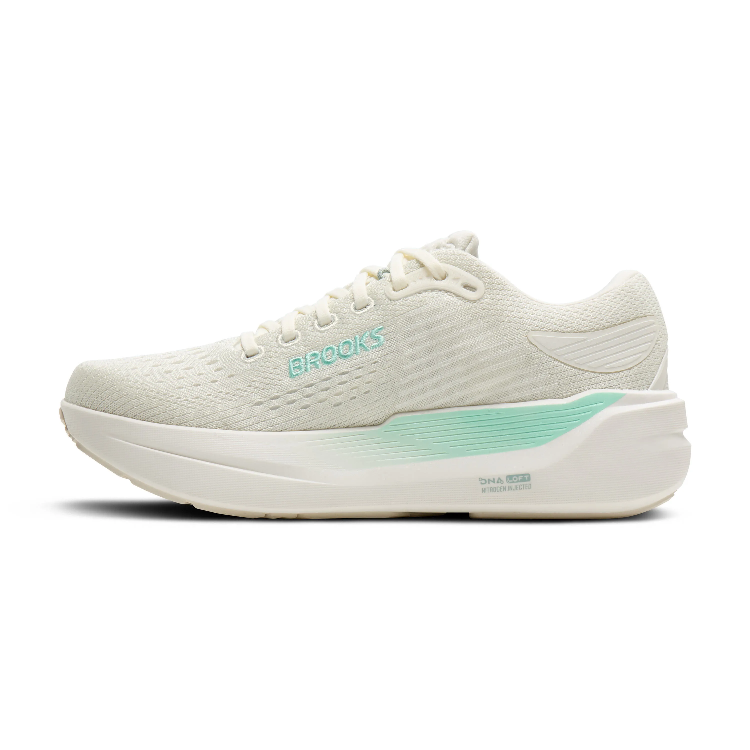 BROOKS Ghost Max 3 Damen Laufschuhe Joggingschuhe weiß/türkis