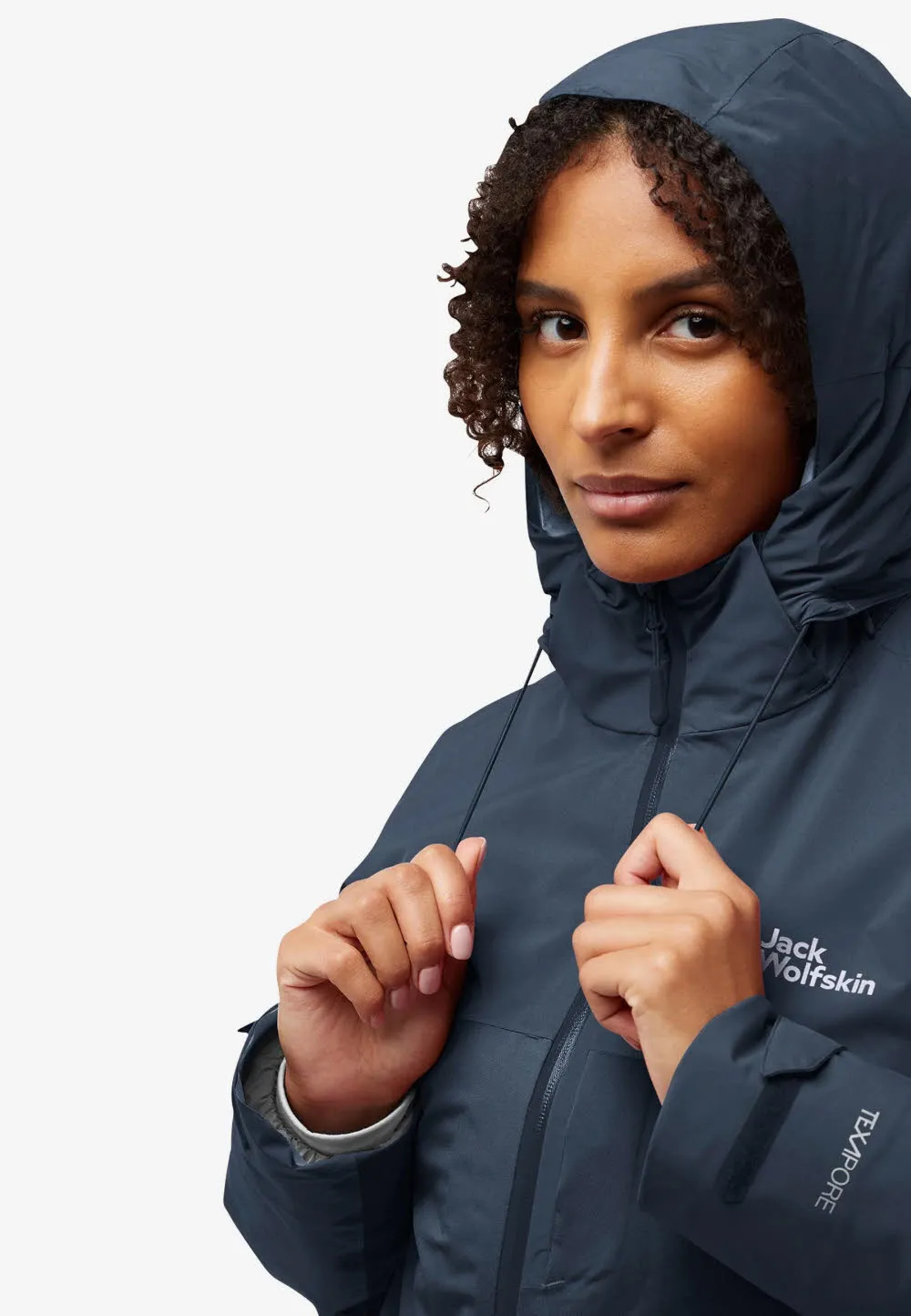 Jack Wolfskin HUNBERG 2 3IN1 JKT Damen 3 in 1 Jacke blau