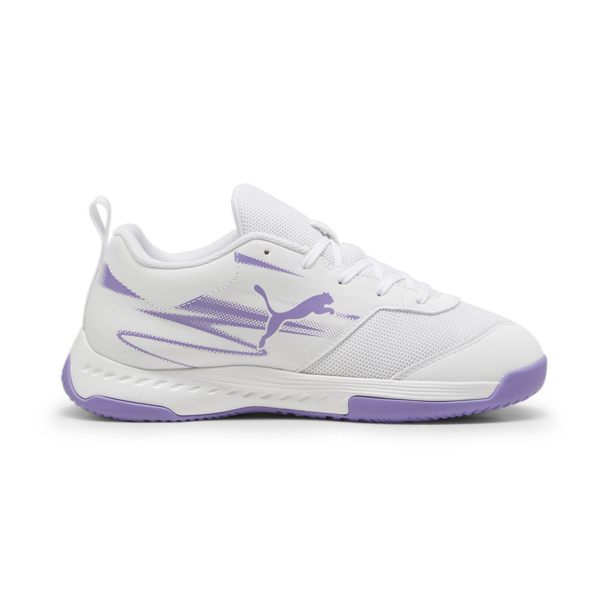 Puma Varion II Jr Hallensportschuhe Teenager Mädchen weiß lila