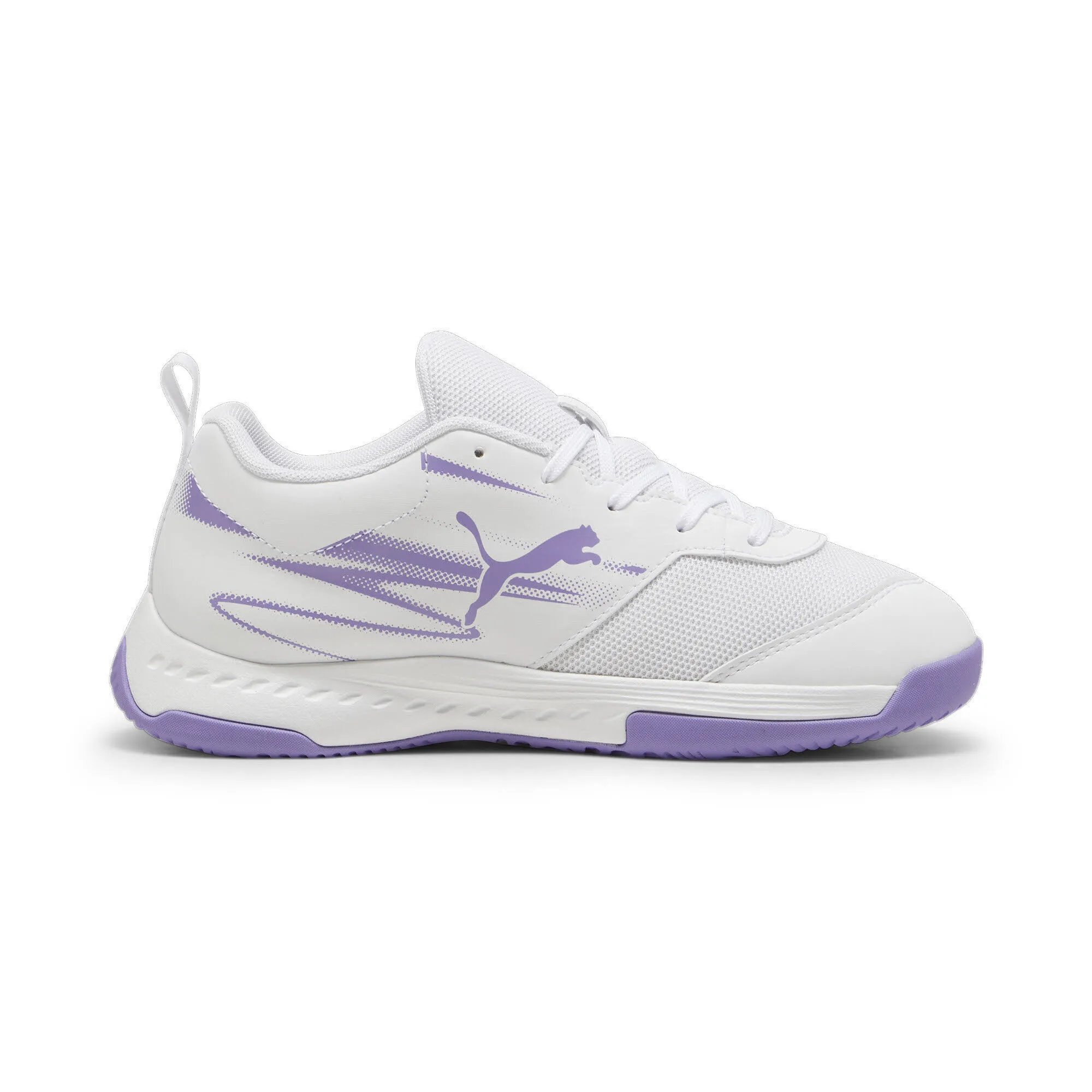Puma Varion II Jr Hallensportschuhe Teenager Mädchen weiß lila