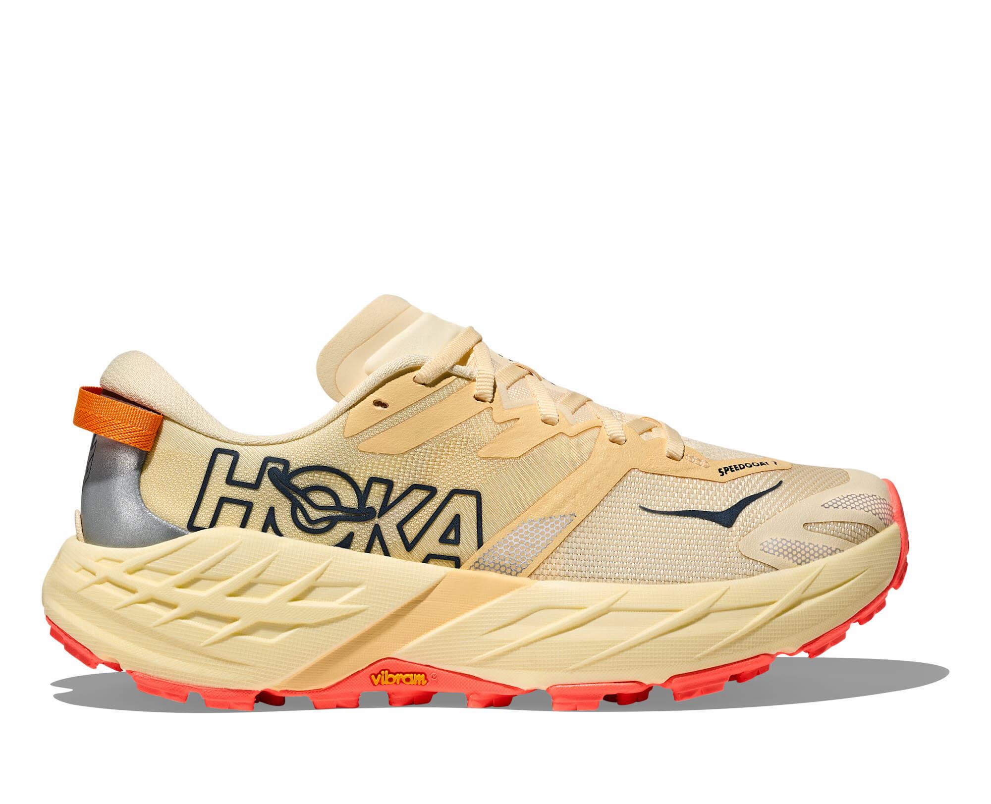 Hoka Speedgoat 7  Damen Laufschuhe Trailrunning-Schuhe vintage yellow/neo