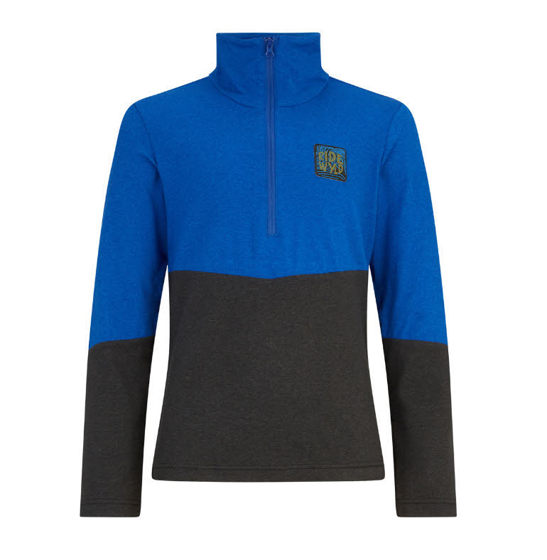 Ziener JARPS JUN Skirolli Fleecepullover Kinder Jungen blau